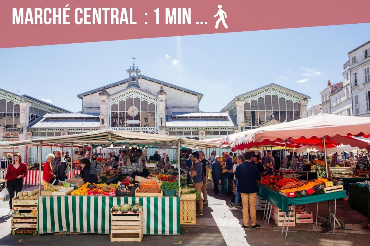 Ღ Marche Central • Au Coeur De Ville & Spacieux Ла-Рошель Екстер'єр фото